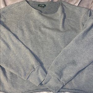 Distressed grey pullover